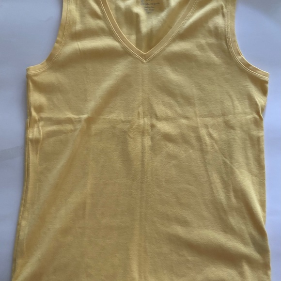 Chico's Trio Size 2 of Gold Yellow and Blue Tank Tops Sleeveless Excellent - Picture 7 of 8